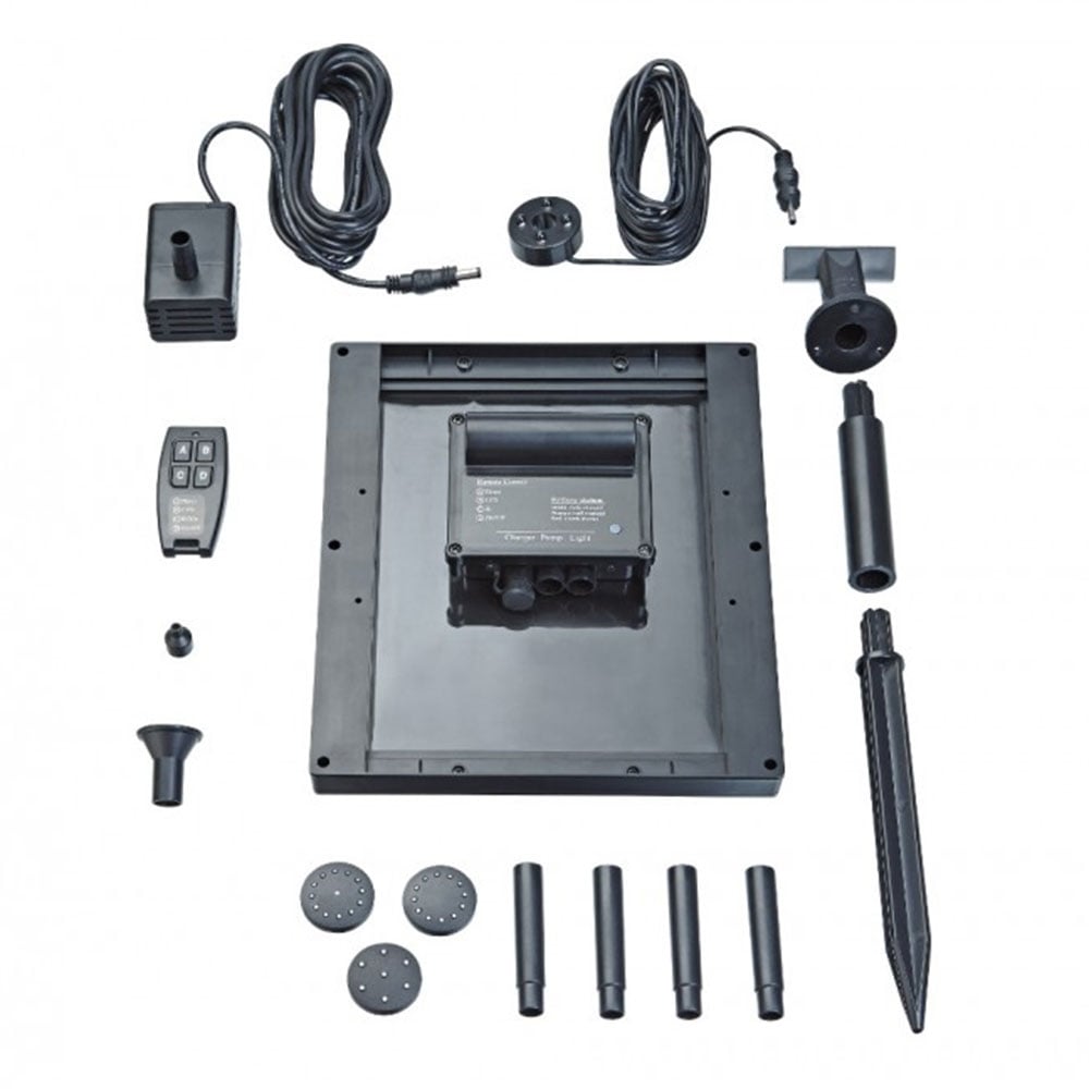 PondoSolar 250 Control Solar Fountain Set