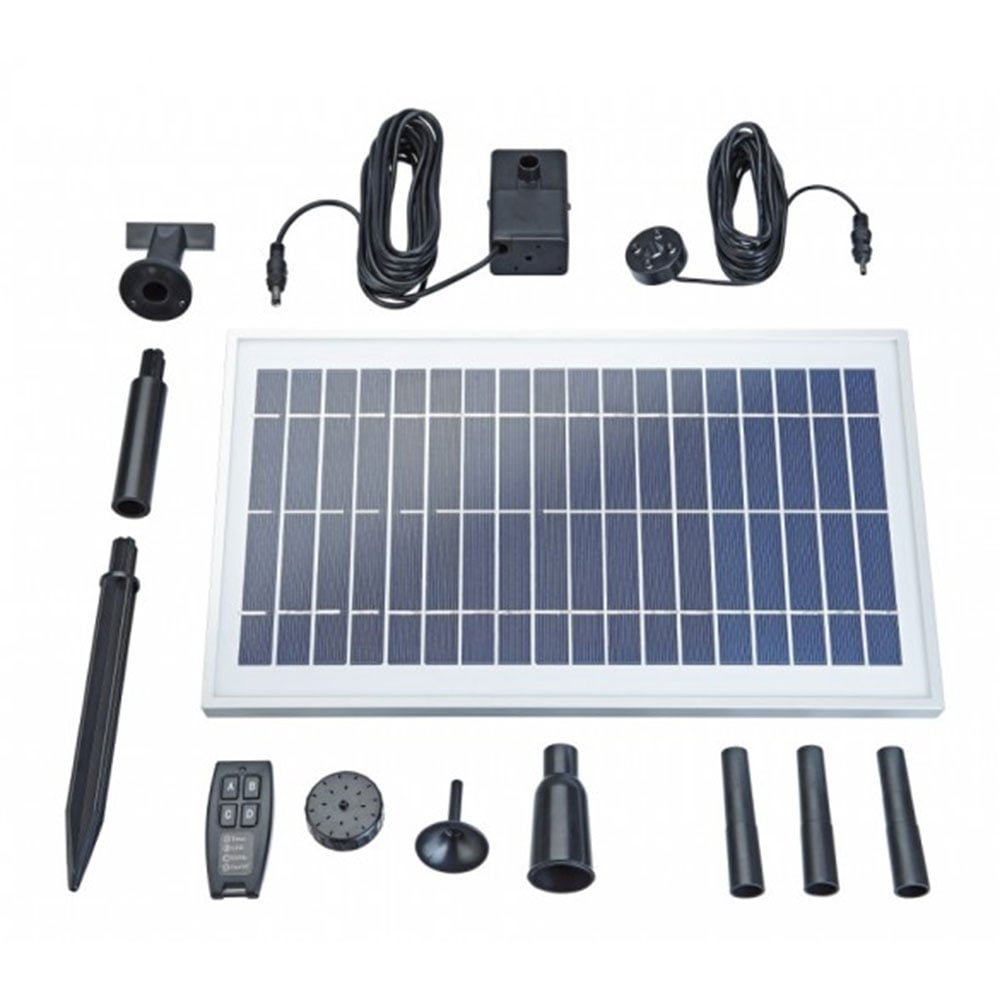 PondoSolar 600 Control Solar Fountain Set