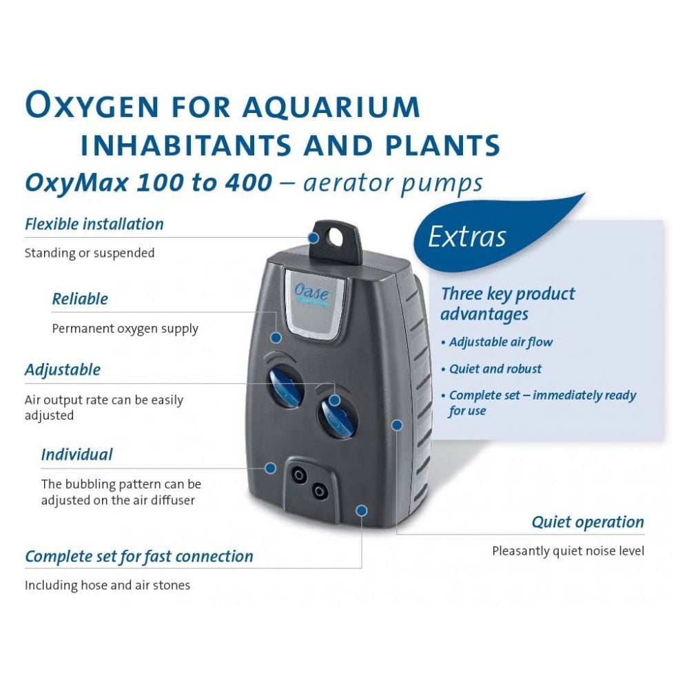 OxyMax 400 Aquarium Air Pump