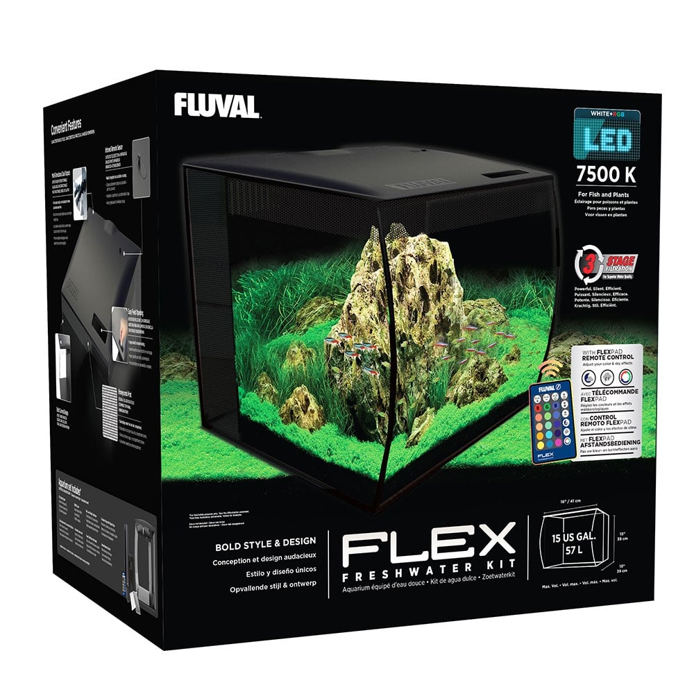 Flex Aquarium 57L - Black