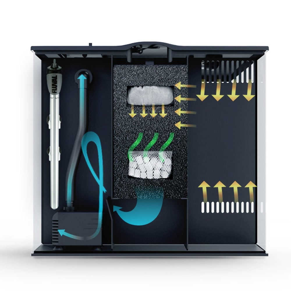 Flex Aquarium 57L - Black