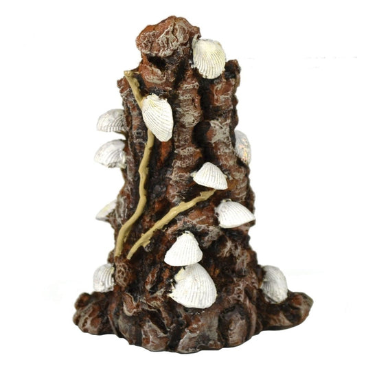 Samuel Baker White Shells On Stump Sculpture