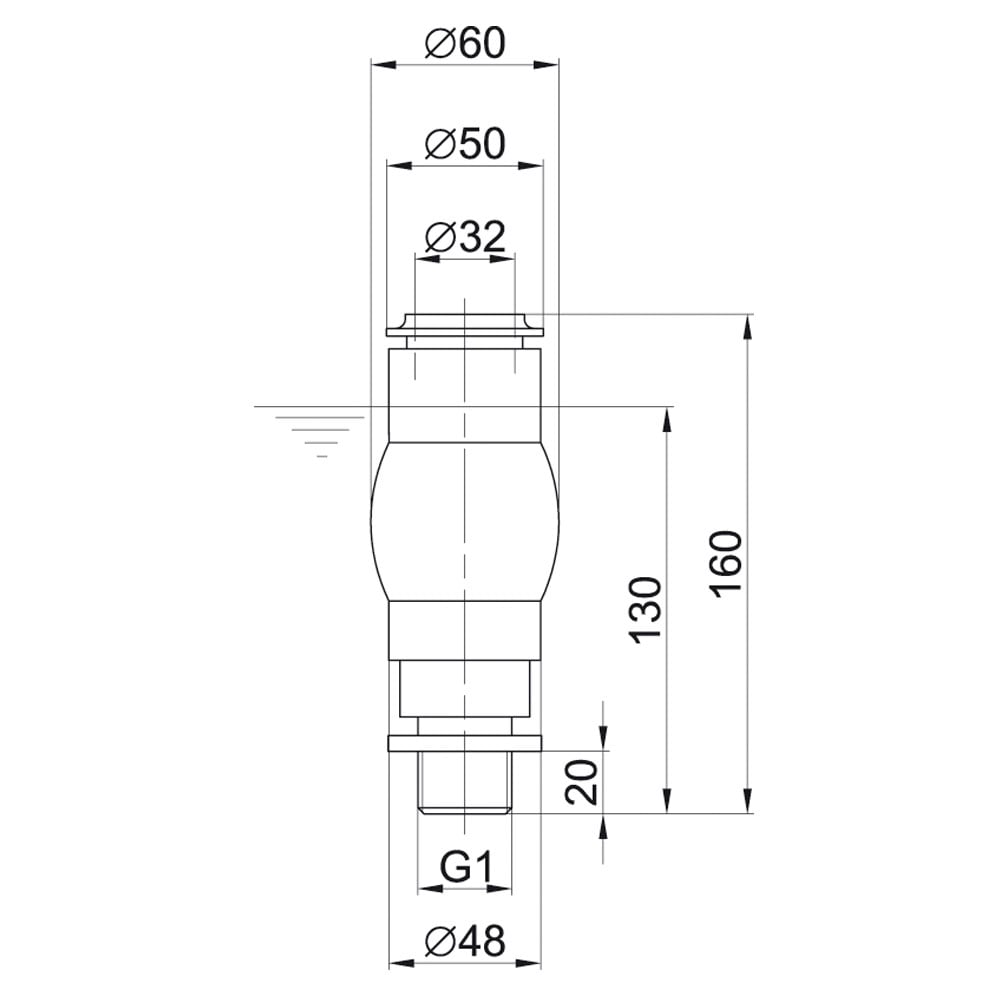 Schaumsprudler 35-10E Fountain Nozzle