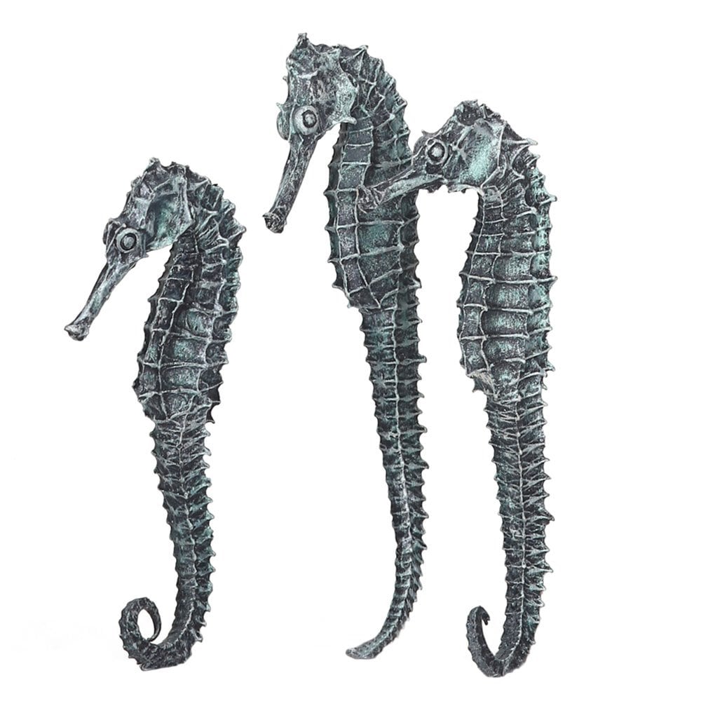 Seahorse Set - Metallic Black
