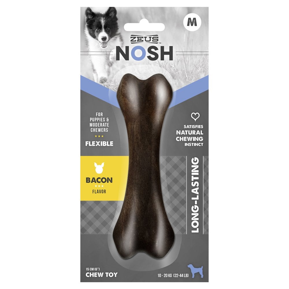 NOSH Flexible Chew Bone for Puppies - Bacon Flavour