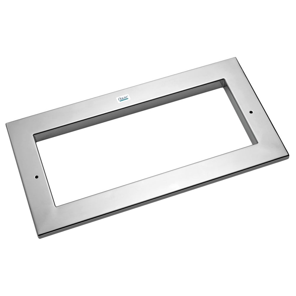 ProfiSkim Wall Wide Mouth Stainless Steel Faceplate