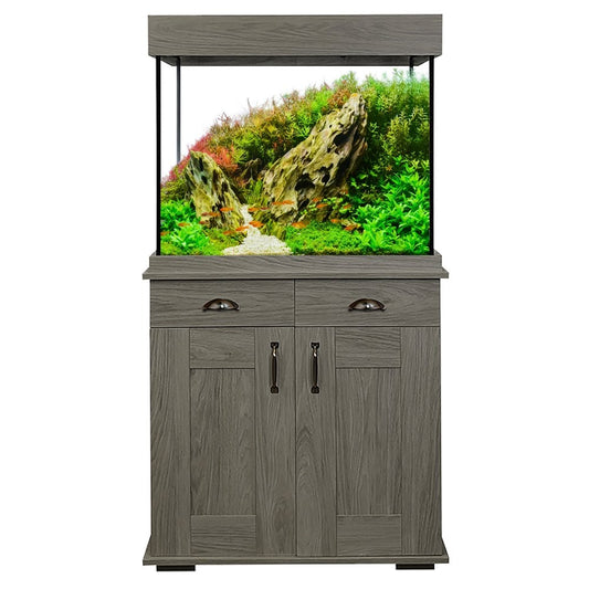 Shaker 168L Aquarium & Cabinet Set - Slate Grey