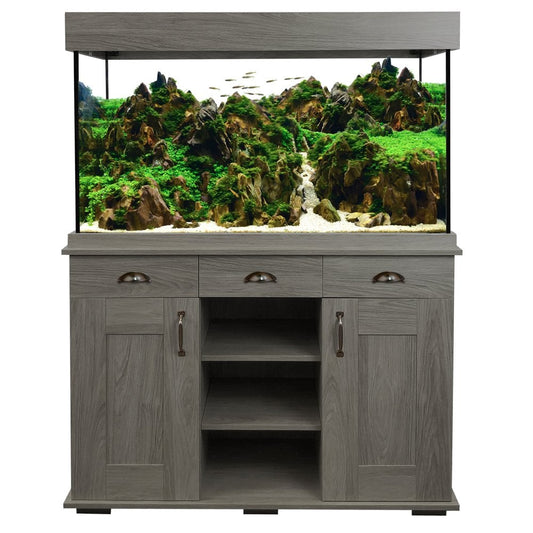 Shaker 252L Aquarium & Cabinet Set - Slate Grey