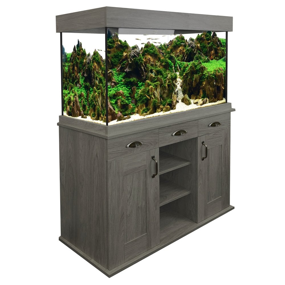 Shaker 252L Aquarium & Cabinet Set - Slate Grey