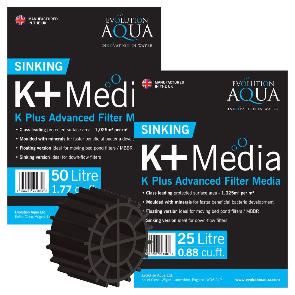 K+ Advanced Sinking Filter Media