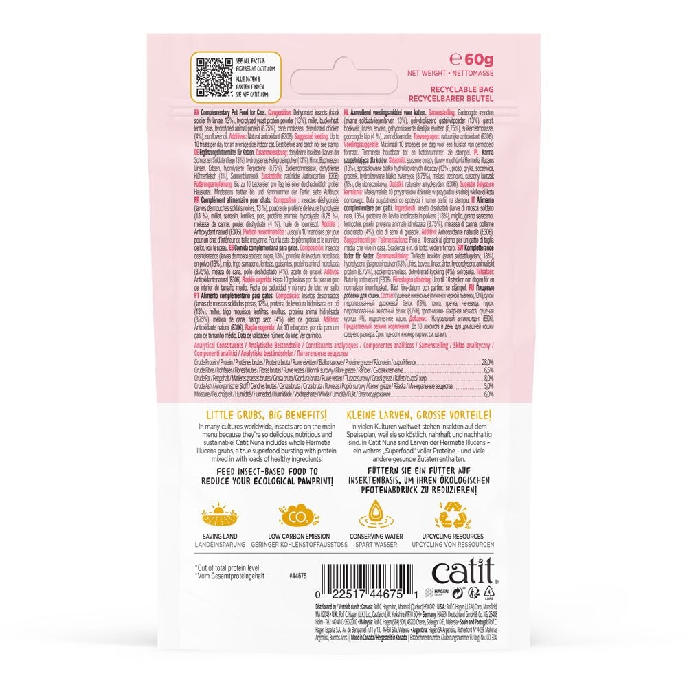 Nuna Treats - Insect Protein & Chicken 60g