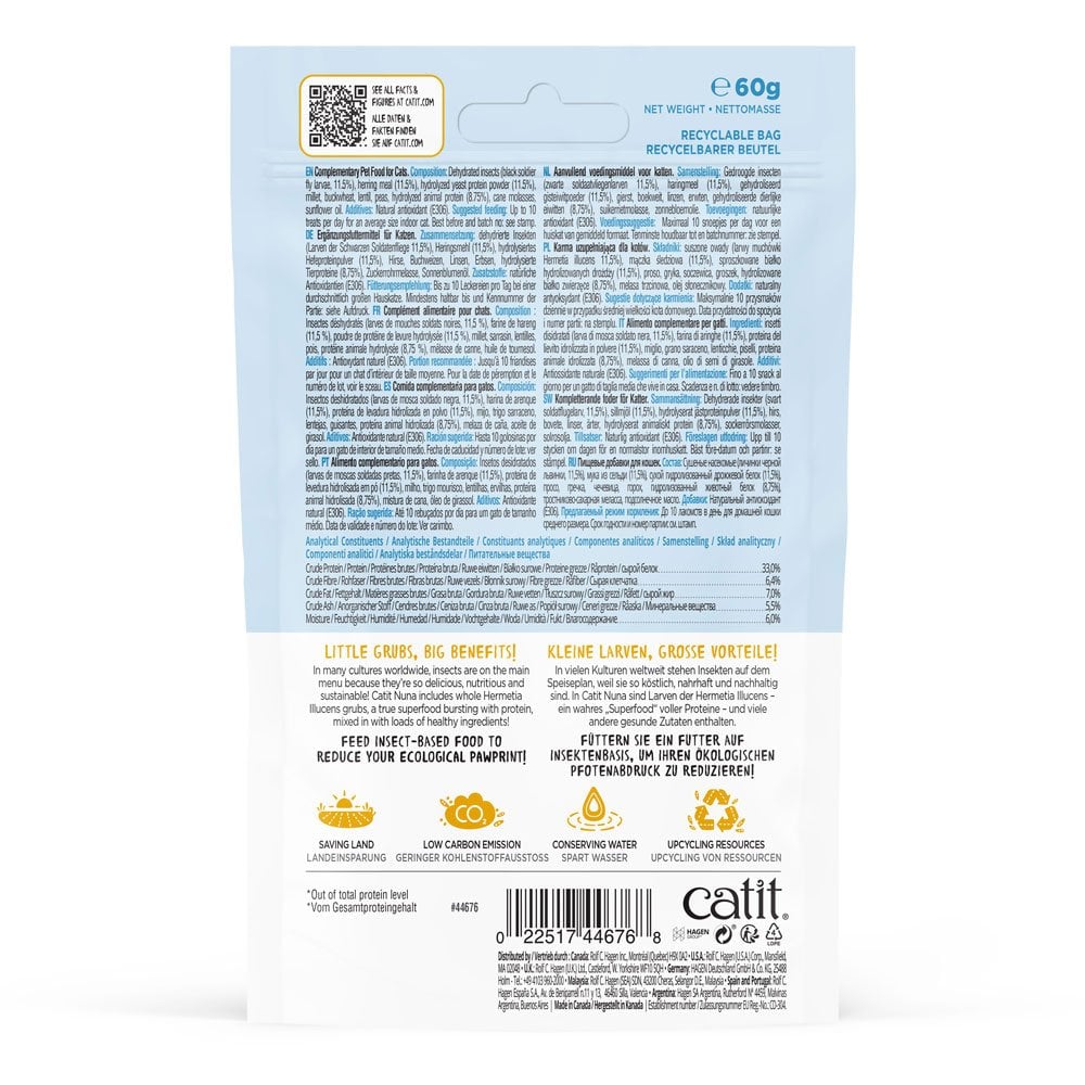 Nuna Treats - Insect Protein & Herring 60g