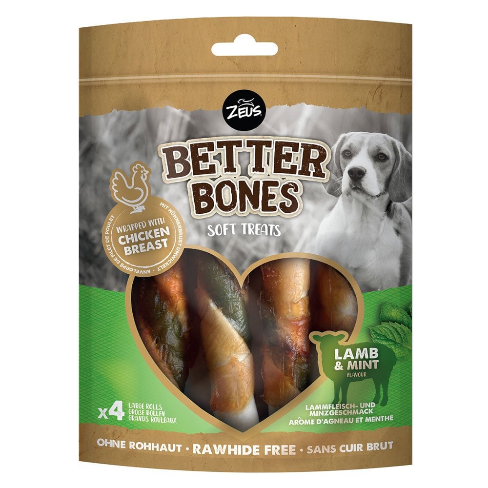 Better Bones Lamb & Mint Flavour Large Rolls (4pk)