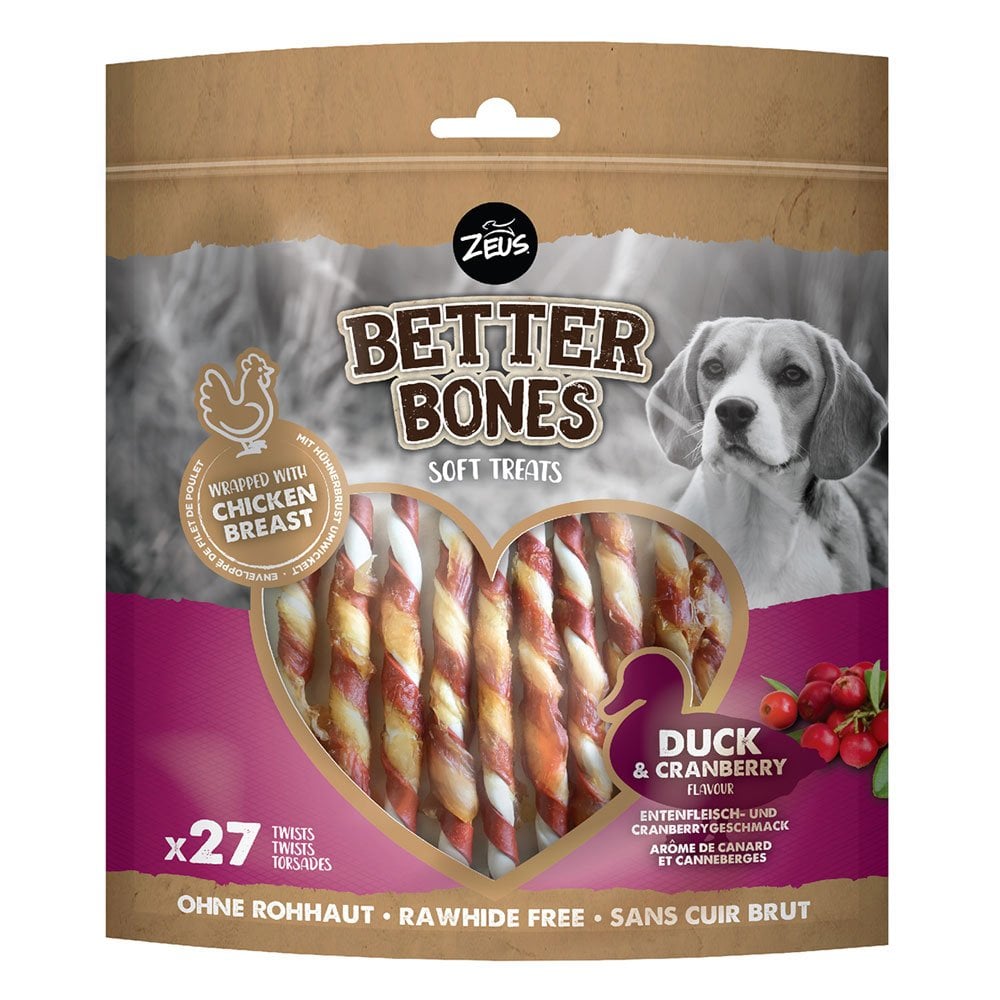 Better Bones Duck & Cranberry Flavour Twists