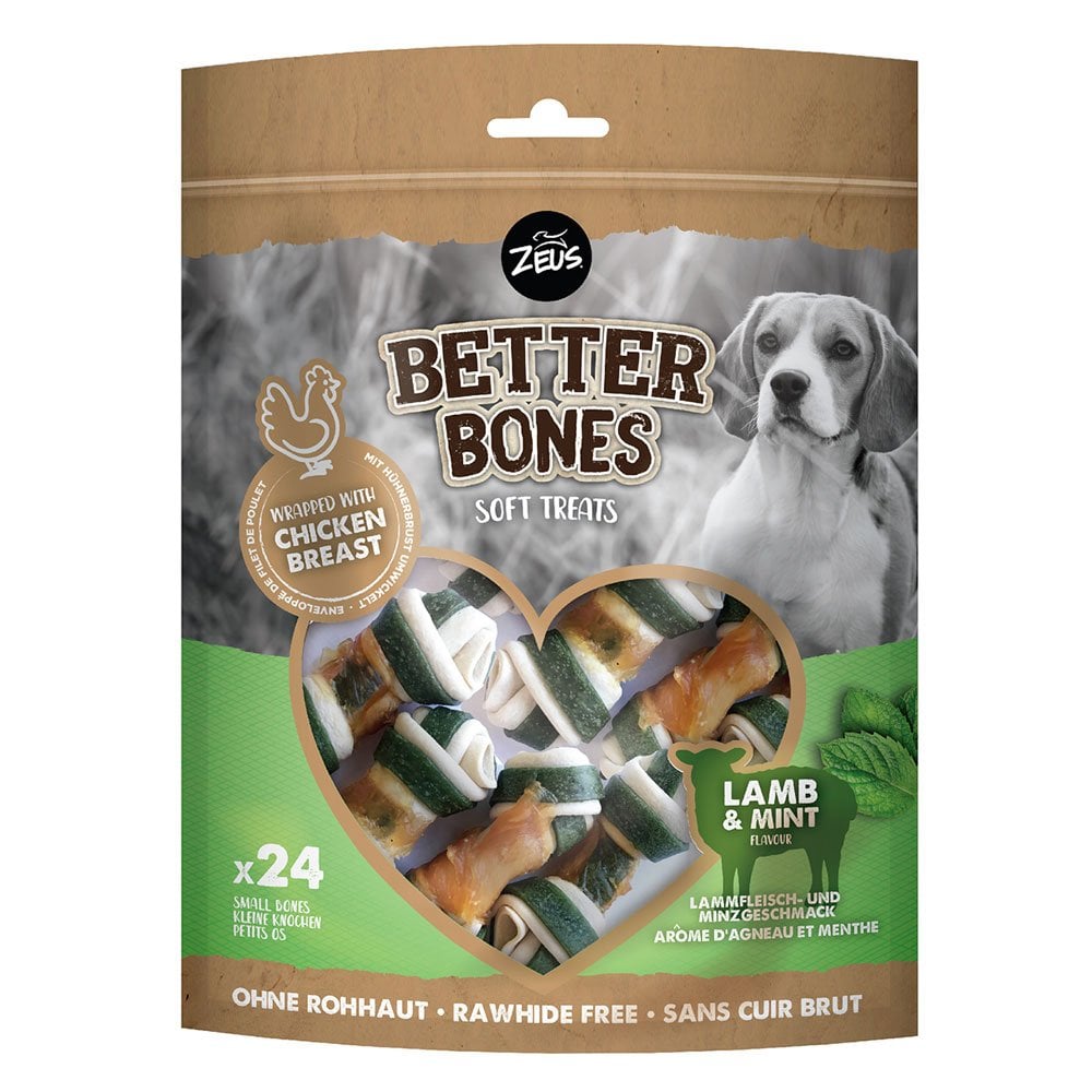 Better Bones Lamb & Mint Flavour Wrapped Bones