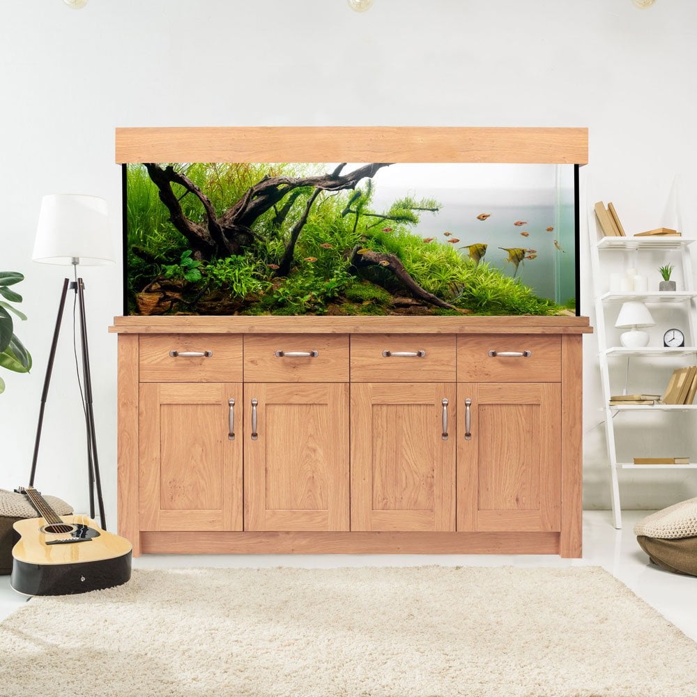 OakStyle 300 Aquarium & Cabinet Set - Original Oak