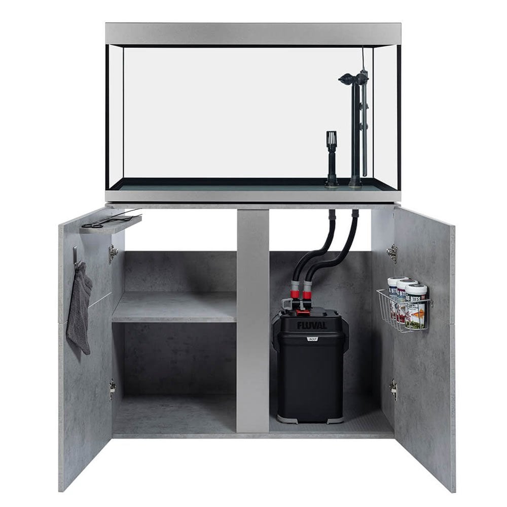 Siena 272L Aquarium & Cabinet Set - Concrete
