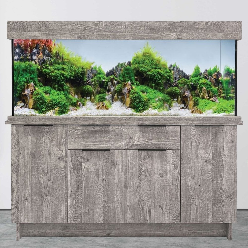 OakStyle 300 Aquarium & Cabinet Set - Urban Grey