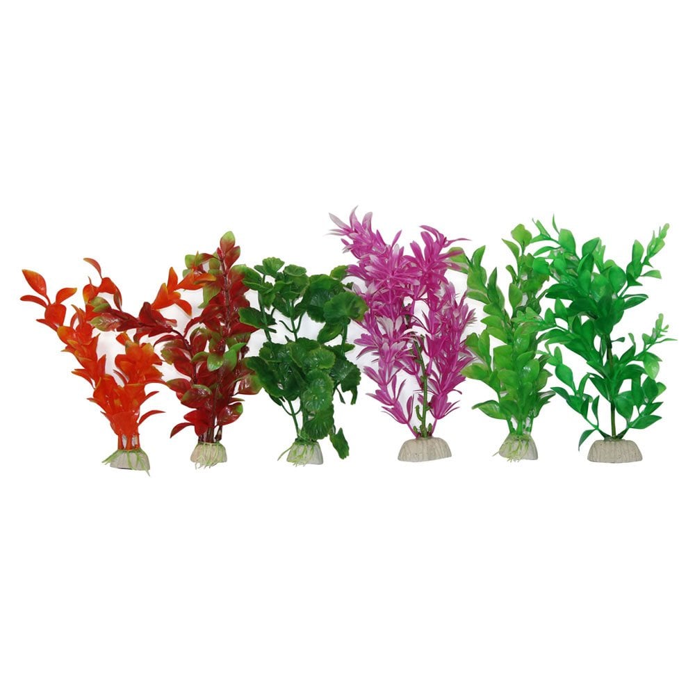 Aquarium Plastic Plant Pack 20cm (6pk)