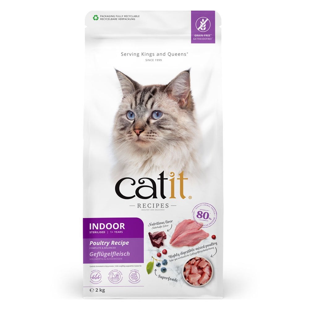Recipes Adult Indoor Poultry Recipe Dry Cat Food
