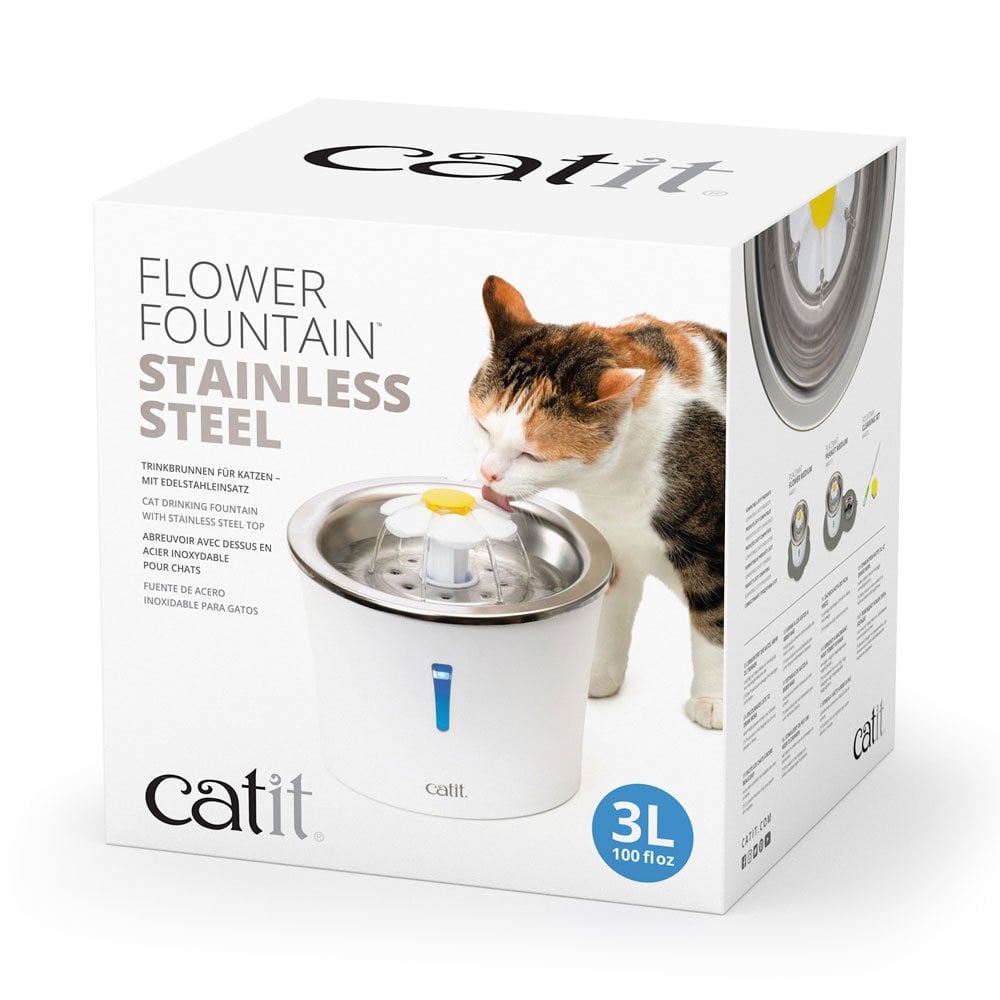 Flower Fountain 3L - Stainless Steel
