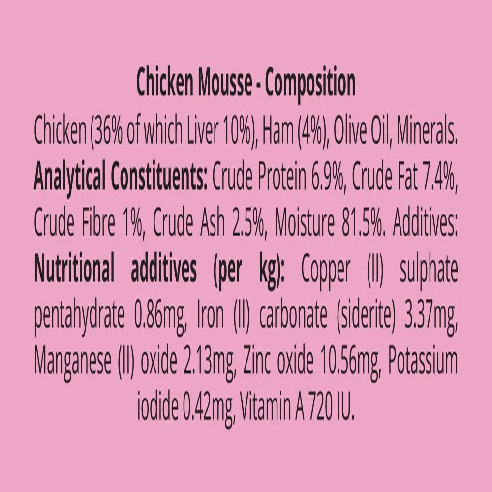 Cuisine Chicken Mousse With Ham 90g