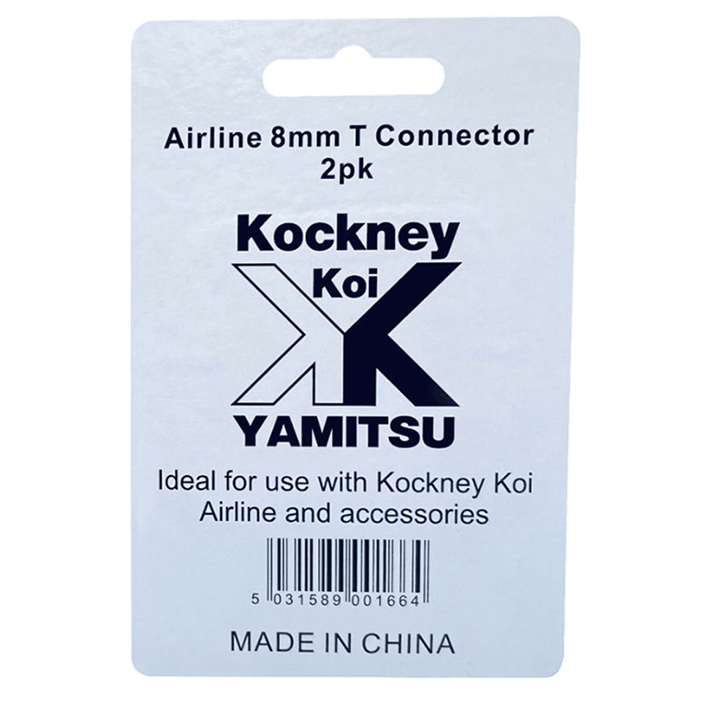 8mm Airline Connector - T Piece (2pk)
