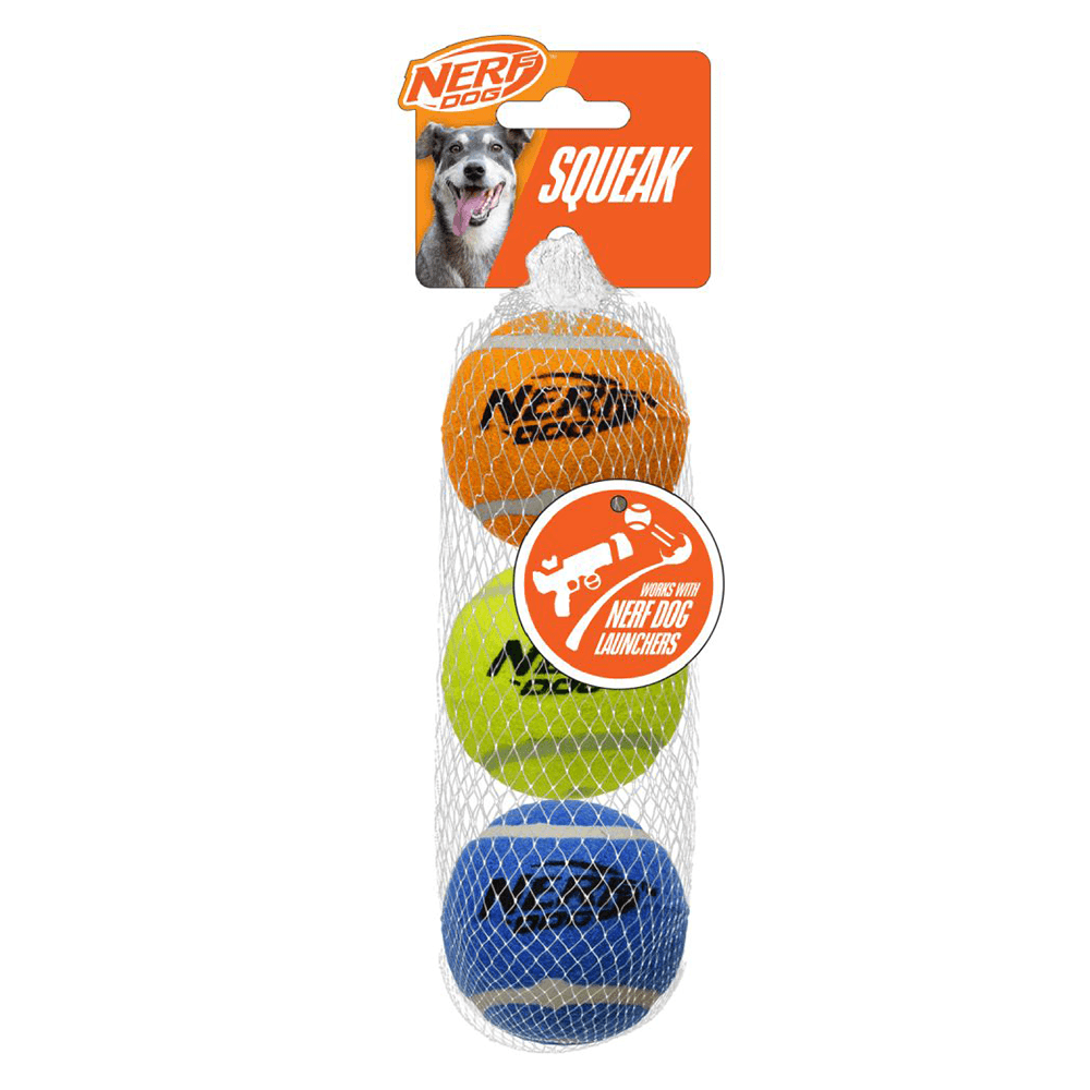 Squeak Tennis Balls 2.5in (3pk)