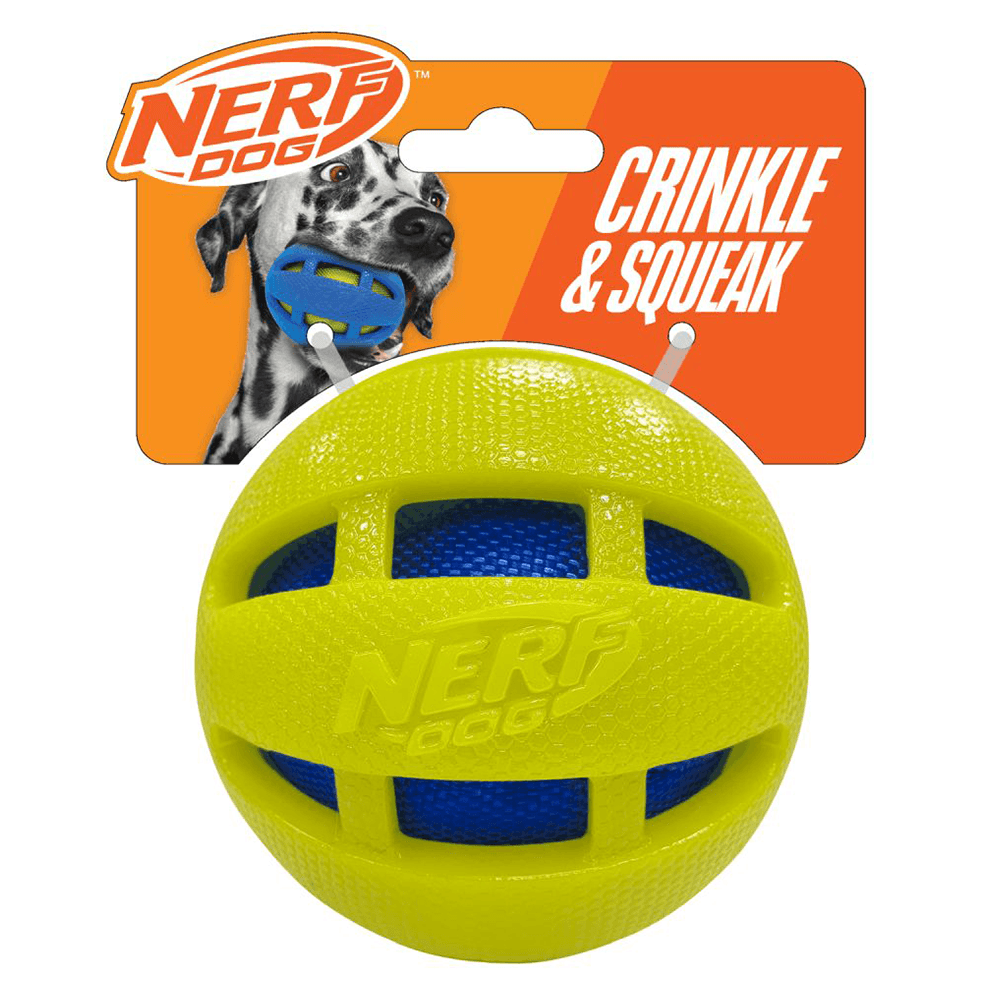Checker Squeak & Crunch Ball 3.8in