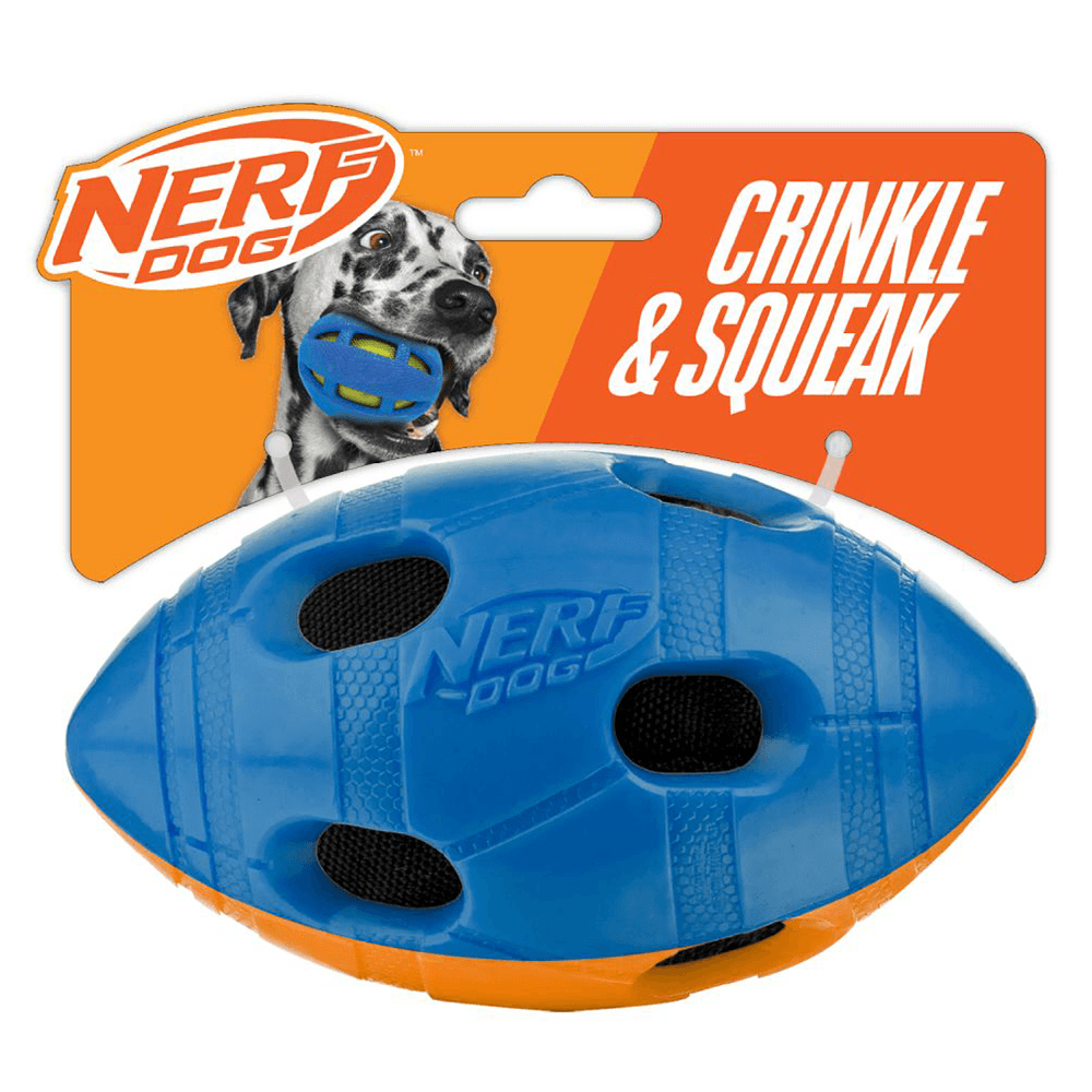 Bash Squeak & Crunch Football 6in