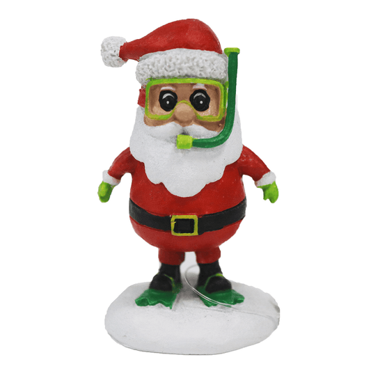Scuba Santa Aquarium Ornament