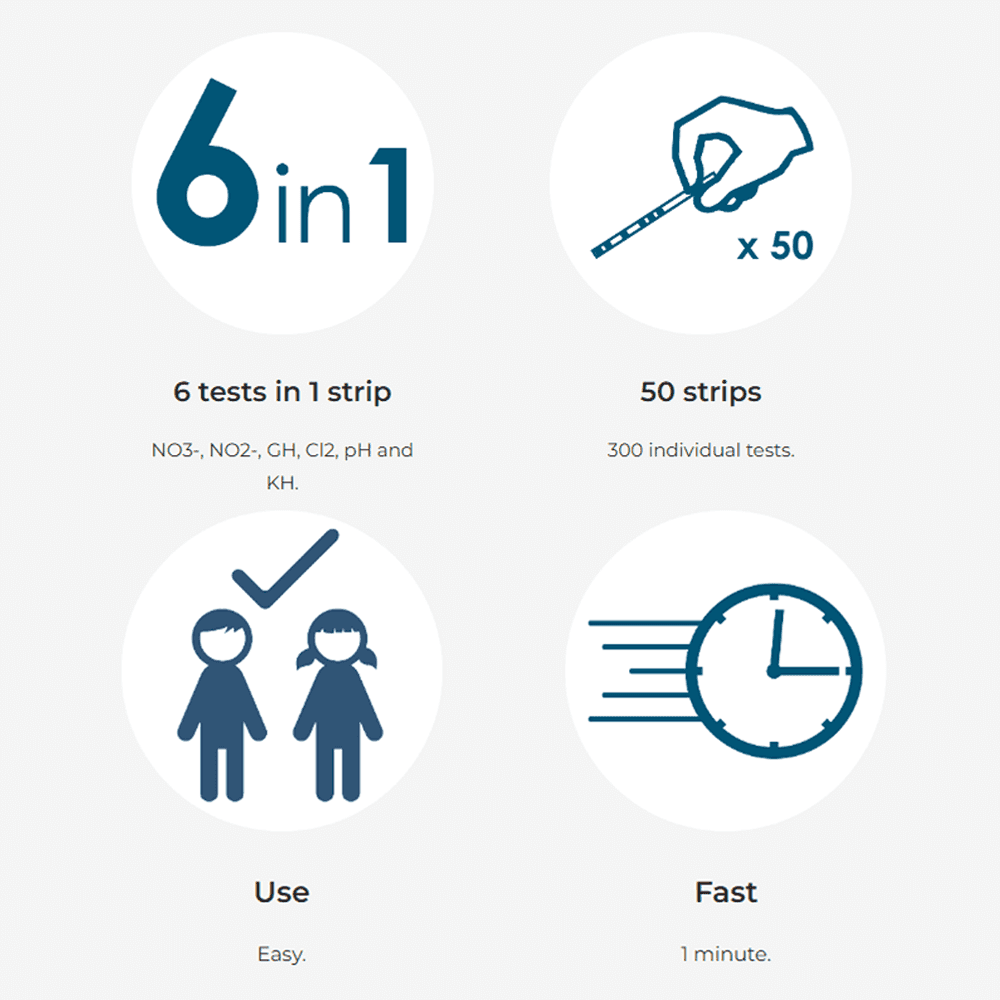 Water Test Strips 6 in 1