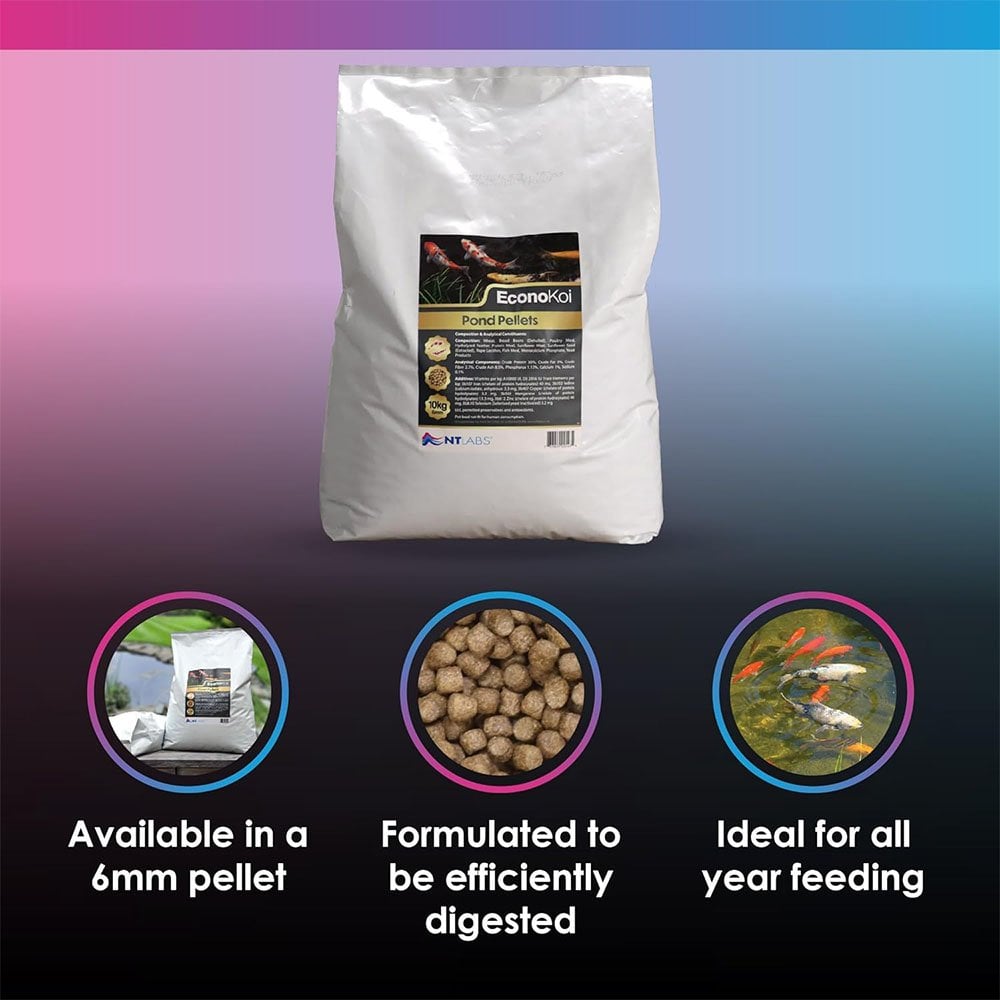 EconoKoi Pond Pellets 10kg (6mm)