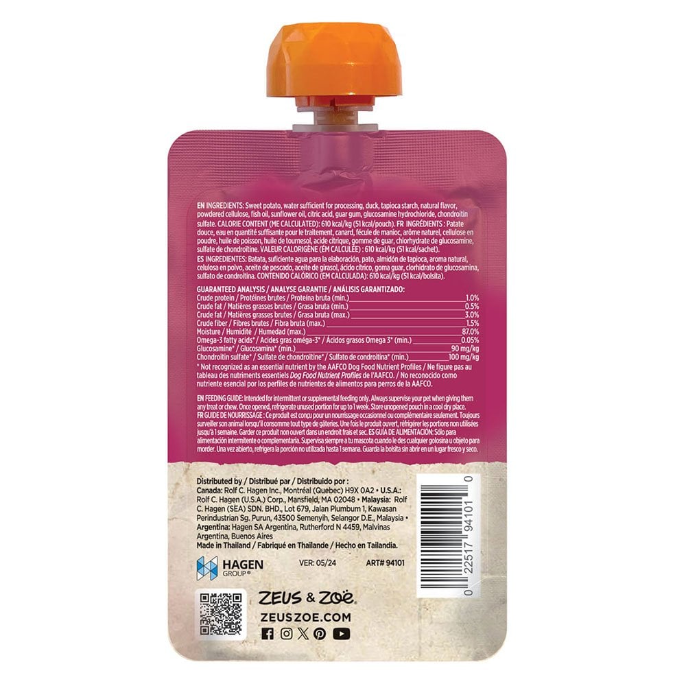 Licky Snack Sweet Potato & Duck 85g