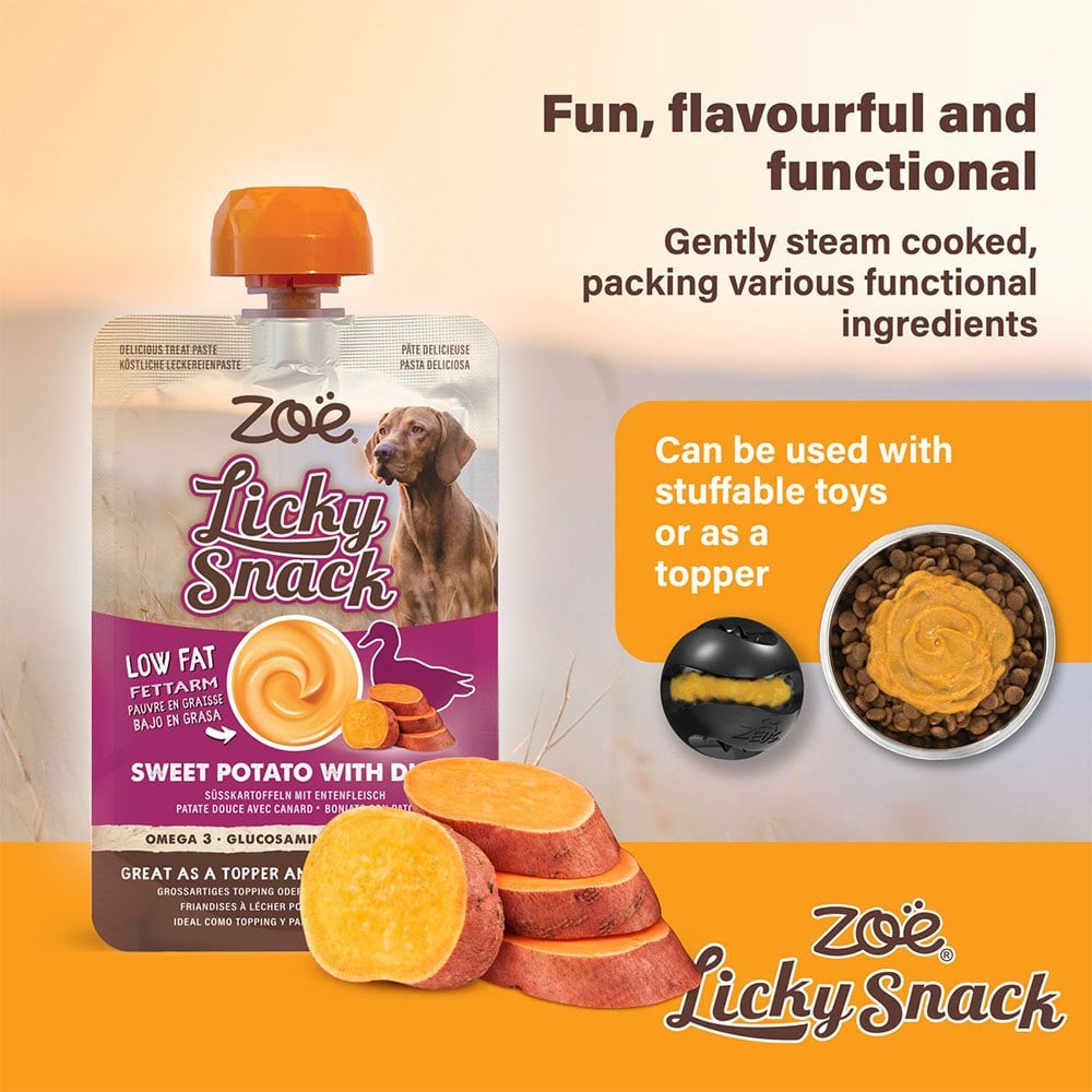 Licky Snack Sweet Potato & Duck 85g