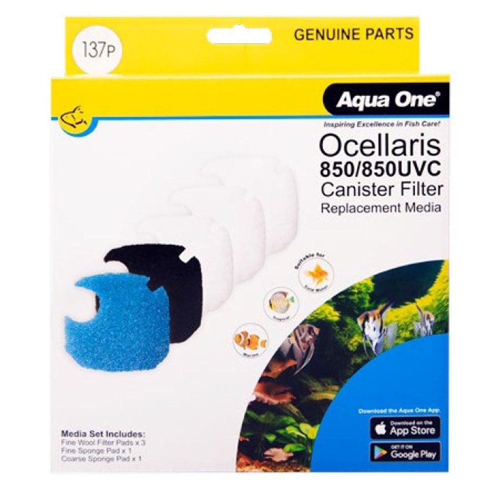 Aqua One Ocellaris 850850Uv Filter Media Set Pond Planet