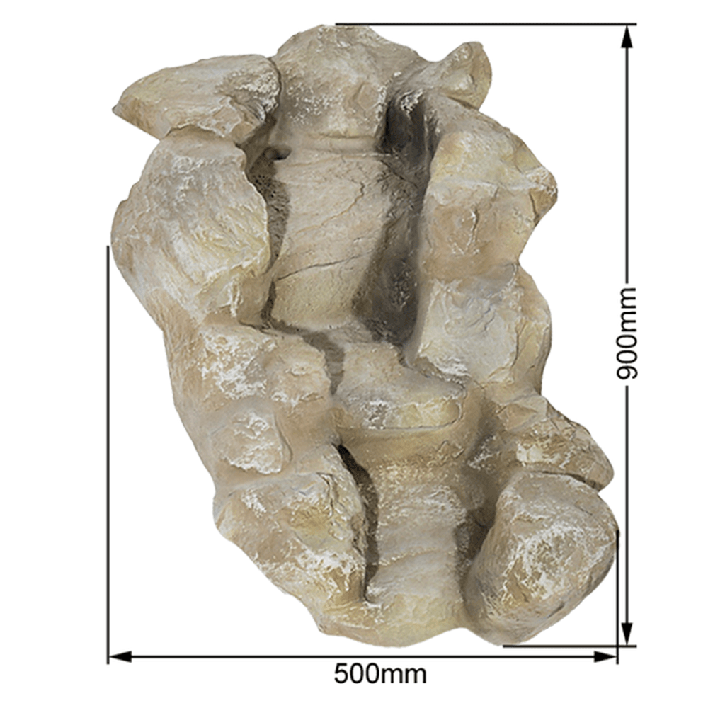 Double Step Rock Waterfall - Sandstone