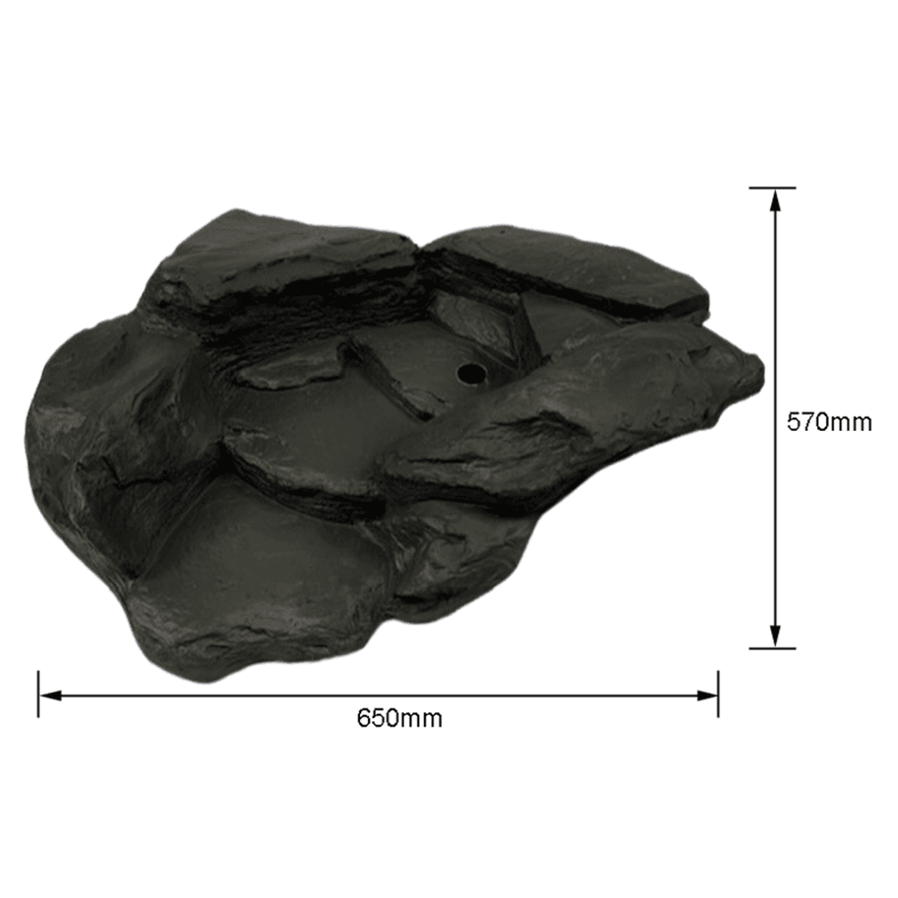 Stepped Curve Waterfall - Welsh Slate