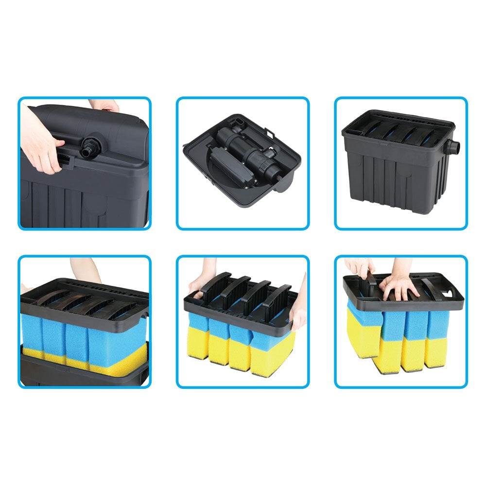 Box Filter 9000 UVC Pump & Filter Set