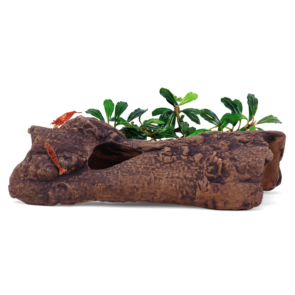 Ceramic Log Hide 20cm (L1)