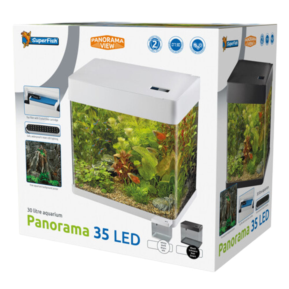 PANORAMA 35 LED Aquarium - White
