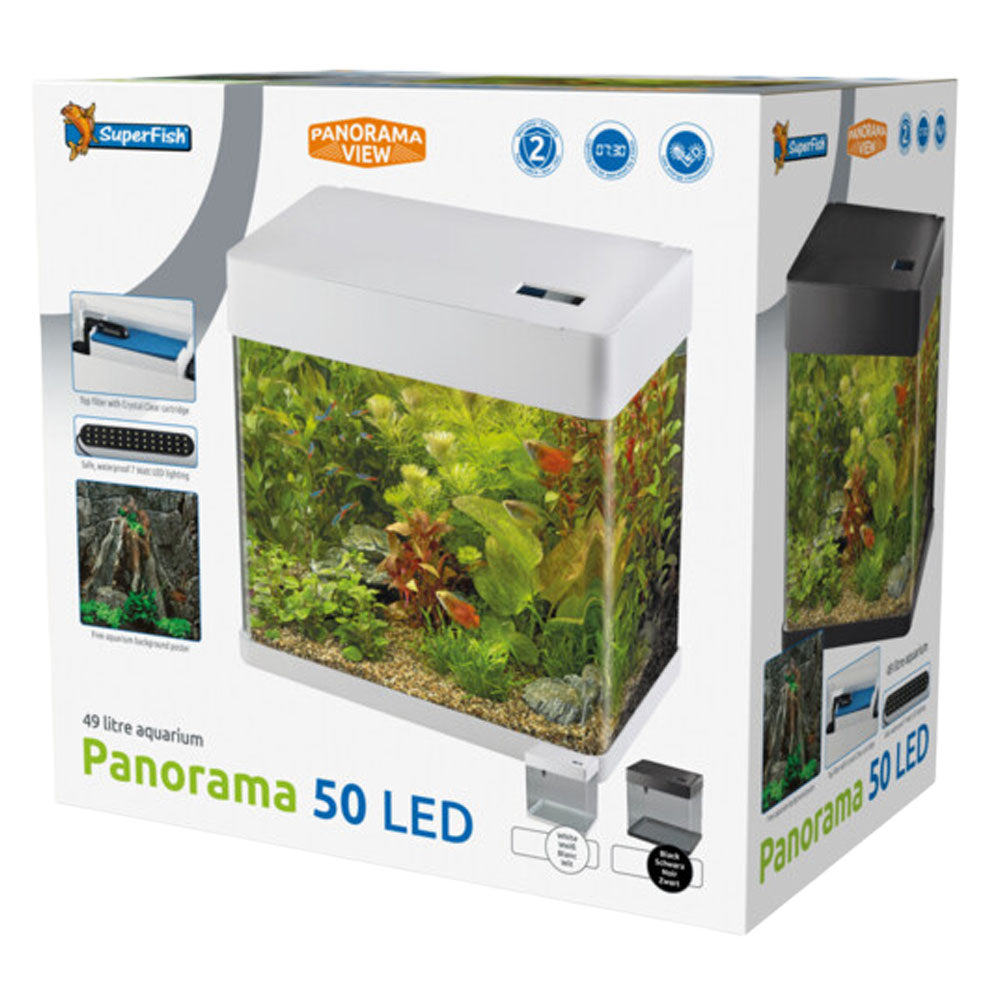 PANORAMA 50 LED Aquarium - White