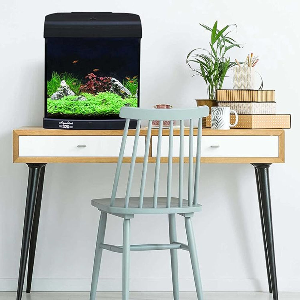 AquaStart 320 Glass Aquarium 28L - Gloss Black