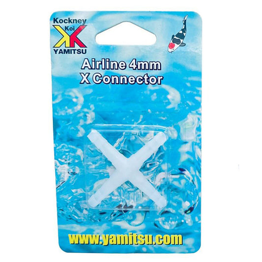4mm Airline Connector - Crossed T Piece