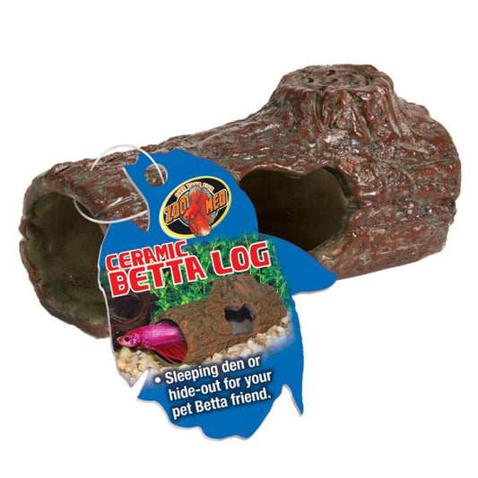 Betta Sinking Ceramic Log
