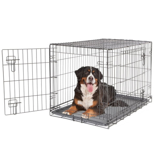 2 Door Black Wire Home Dog Crate