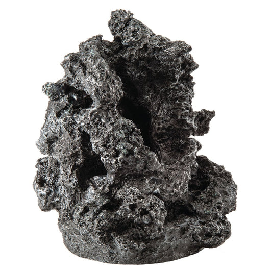 Black Mineral Stone Ornament