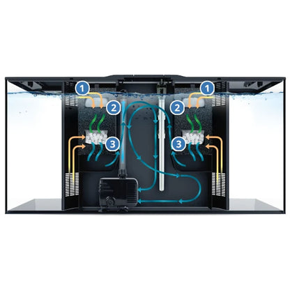 Fluval Flex 123L Aquarium & Cabinet Set - Black