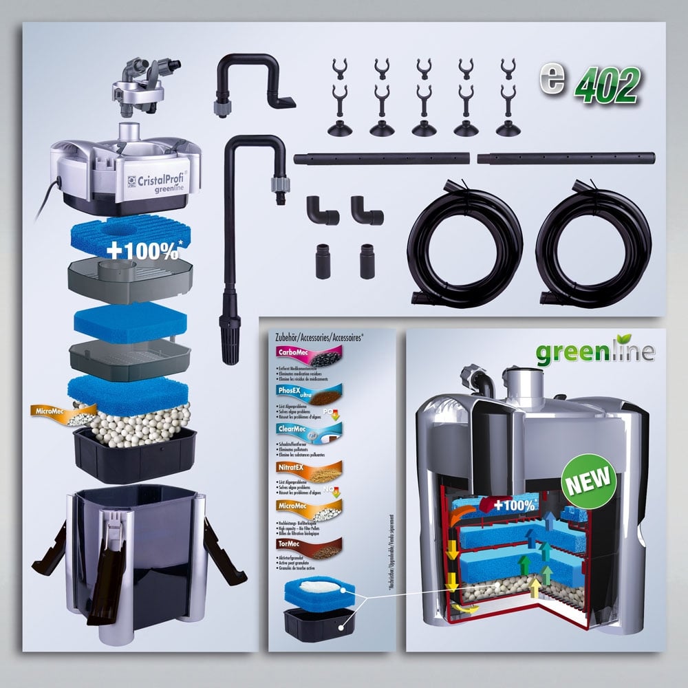 CristalProfi e402 Greenline External Filter