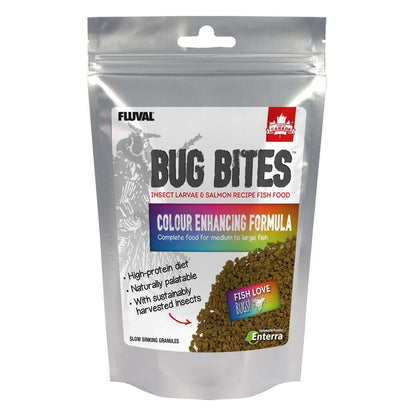 Bug Bites Colour Enhancing Formula Fish Food